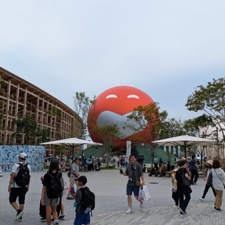 関西パビリオンにて