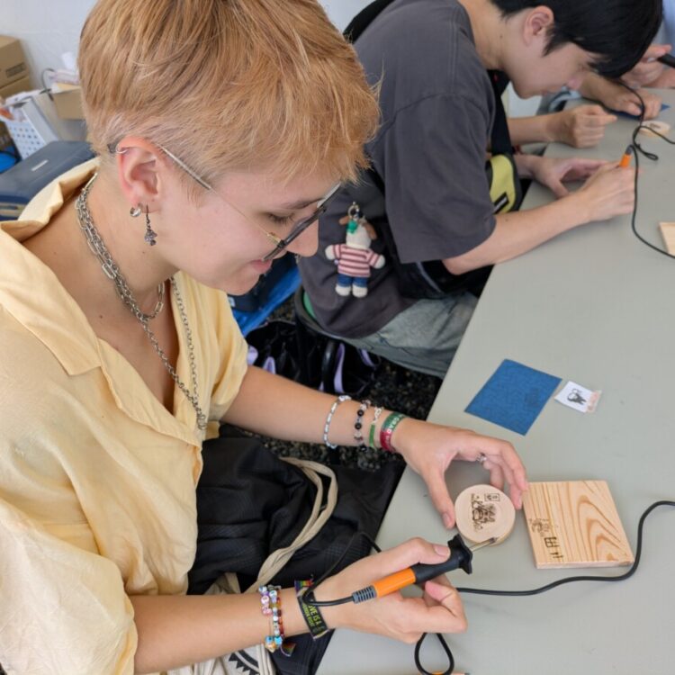 木の文化の体験in二条城